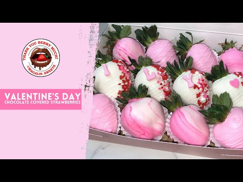 Valentine's Day Chocolate Covered Strawberries: Step by Step Tutorial