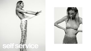 Issue n°56. Photographed by Robin Galiegue. Styling by Elodie David Touboul. | Self Service