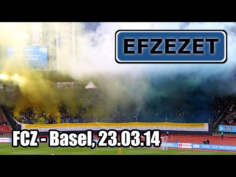 FCZ - Basel, Choreo und Rauch