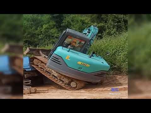 10 Extreme Dangerous Idiots Excavator Operator Skill   Fastest Climbing Excavato