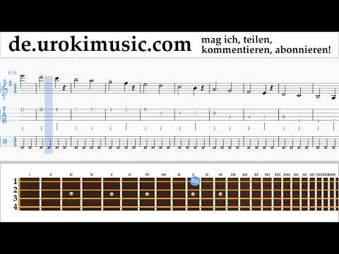 Banjo Lernen (Irischer Tenor) The Pink Panther - Theme Song Tabulatur Teil#1 Übungen um-i995