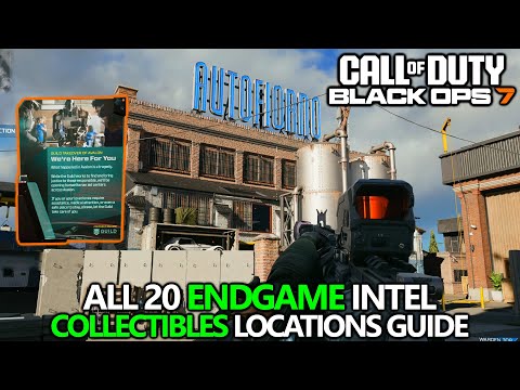 COD Black Ops 7 - All 20 Endgame Intel Collectibles (Co-op Campaign Endgame)