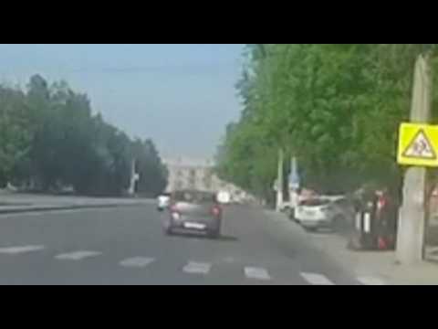 Лихач устроил крутой замес и удрал