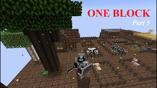 【Minecraft One Block】実況PART5 Jungle Dungeon ! 【マインクラフト ワンブロック】