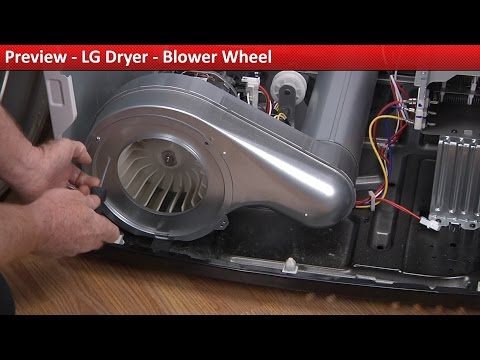 LG Dryer - Poor Airflow - Blower Wheel Repair