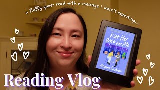 Reading Vlog 🌨️💜 “Kiss Her Once for Me” &amp; the fear of failure
