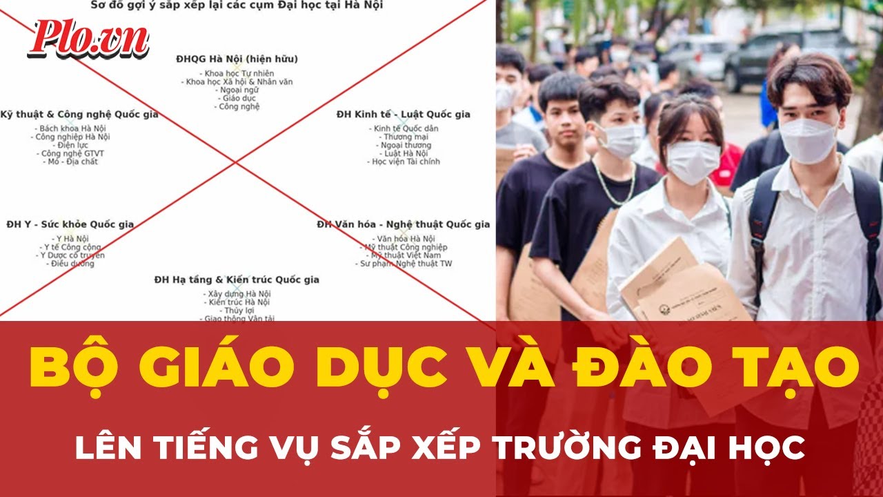 Nóng: Bộ Giáo dục bác bỏ tin đồn sáp nhập, sắp xếp trường ĐH tràn lan