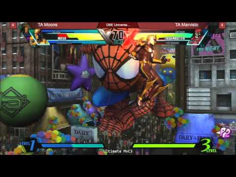 Thursday Night Throwdown UMVC3 Moons vs Marvisto ft.7 Marvel Versus Capcom Universe Championship W/