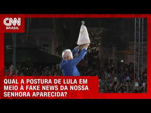 Lula usa santa no palanque, mas não na campanha oficial | CNN 360°