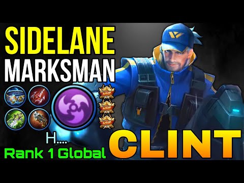 Clint Sidelane Marksman Legendary Plays! - Top 1 Global Clint by H.... - Mobile Legends