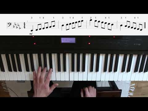 Mobiler Musikunterricht Regensburg - Db Dur Tonleiter am Klavier