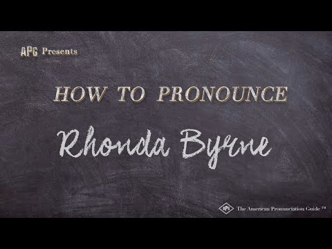 How to Pronounce Rhonda Byrne (Real Life Examples!)