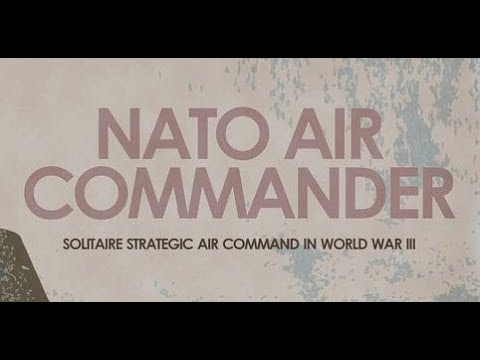 NATO Air Commander Solitaire Game from Hollandspiele  - Game Recon