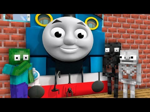 Monster School: HORROR THOMAS THE TRAIN - Minecraft Animation