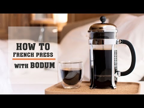 So brühen Sie Kaffee mit einer Bodum French Press, Anleitung