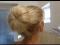 КРАСИВЫЙ ПУЧОК БЕЗ ШПИЛЕК How To: Quick Messy Bun Clip Hair ...