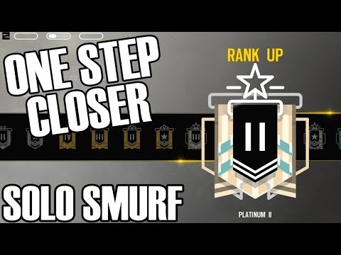 Solo Smurf: Clutching For A Promotion - Rainbow Six Siege (White Noise)