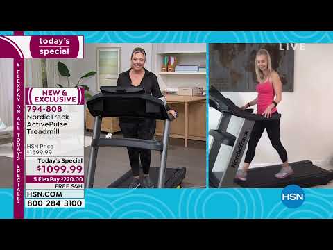 NordicTrack ActivePulse Laufband mit Herzfrequenzmesser