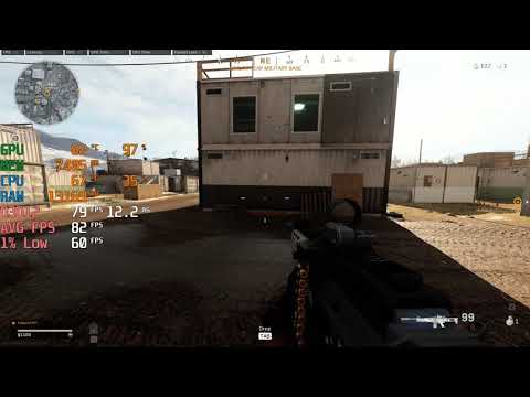 Call Of Duty : Warzone - RTX 2060 Super + i5 10400F - RTX ON & OFF - 1440p Benchmark Fps Test