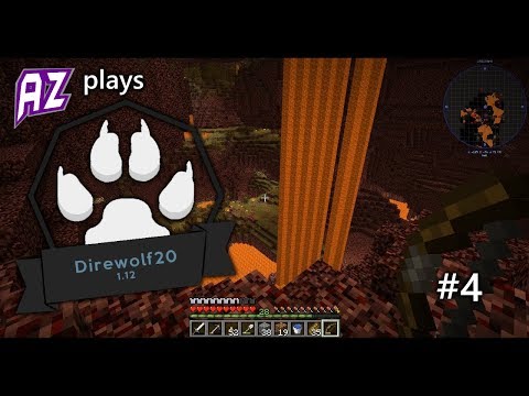AZ Plays Direwolf20 1.12.2 #4 - Helping The Cow Farm and Nether Tools