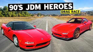 Acura NSX Races an FD RX-7: JDM Hero Showdown! // THIS vs THAT