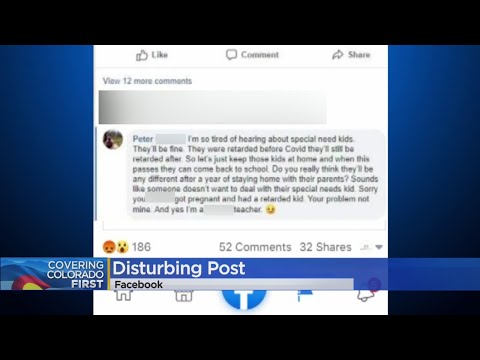 Hateful Facebook Post By Westminster Teacher Uses 'R' Word To Describe Special Needs Children