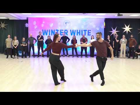 Winter White  2023 - Strictly Open Final 3rd Place Miquel Menendez & Jennifer Ritzen