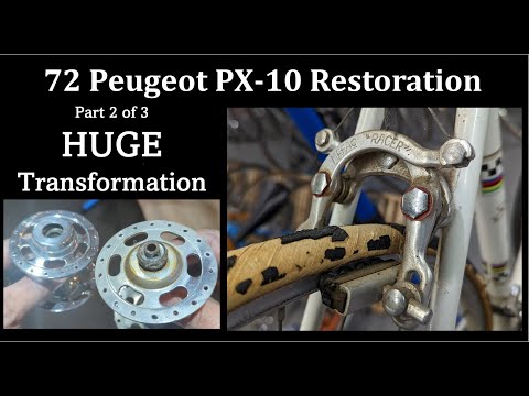 72 Peugeot PX10 restoration part 3 Overhauling the bearings