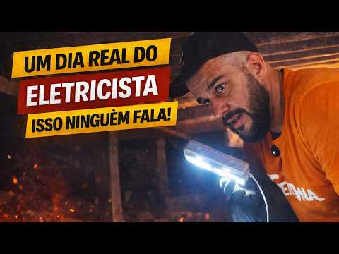 Um dia Real do Eletricista : Isso Ninguém te fala! ?⚡