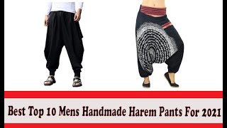 Best Top 10 Mens Handmade Harem Pants For 2021 | Top Rated Mens Handmade Harem Pants