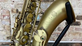 Video thumbnail for Selmer Reference 54 Tenor Saxophone Play Test! Great Condition! www.newyorksax.com by JL Woodwinds