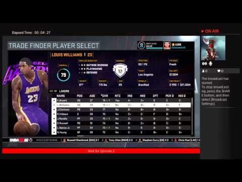 Nba 2k16 MyGm ep1 La Lakers