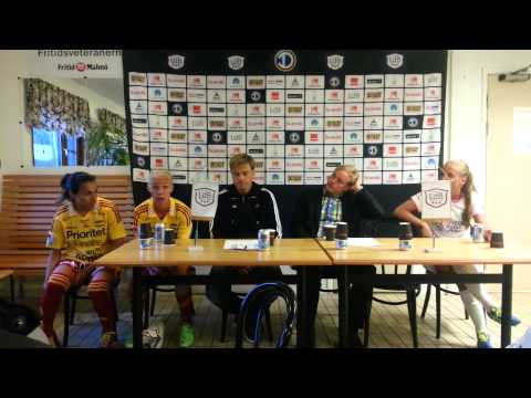 Presskonferans LdB FC vs Tyresö FF 2-2 (1-2) 2013-06-12