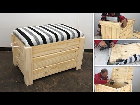Baúl de Madera muy Bonito y Fácil de Hacer