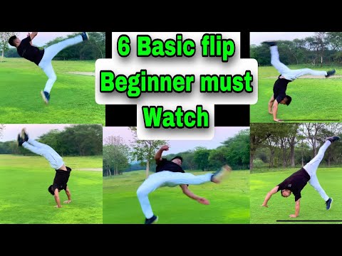 6 basic flip learn at home | how to start flipping |