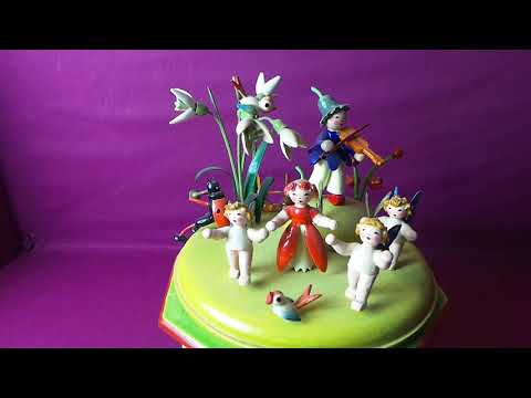 Steinbach uralte Spieluhr Nr.101 - seltenes Sammlerstück aus dem Erzgebirge