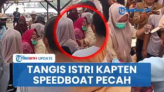 Tangis Pecah Istri Kapten Speedboat Bawa 5 Jurnalis Liput Anak Krakatau, Pencarian Hari Kedua Nihil