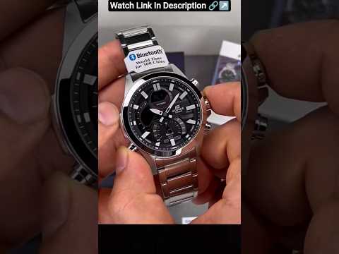 Edifice Casio Digital Black Dial Luxury Men's Watch #luxurywatchesformen #elegantwatches #casio