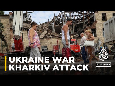 Ukraine war: College dormitory in Kharkiv hit in drone attack
