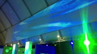 Large scale projection using AdVis' Edge Blending and Geometric Correction Technology