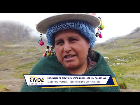 EL PROGRAMA DE ELECTRIFICACIÓN RURAL III AVANZA EN EL MUNICIPIO DE CHARAZANI - LA PAZ