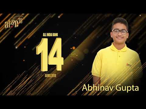 Abhinav Gupta - All India Rank 14 | AIIMS 2018 | Best Medical Coaching Institute