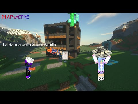 COSTRUIAMO LA BANCA DELLA SUPER VANILLA   COSTOSO MINECRAFT ITA