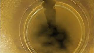 174_【アジリオス】Φ125　下に1ｍ　90°エルボ　横引き管で35ｍ挿入　管内映像