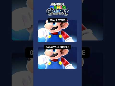 Super Mario Galaxy | 3D All-Stars VS Galaxy 1+2 Bundle on Nintendo Switch 2 | Graphics Comparison