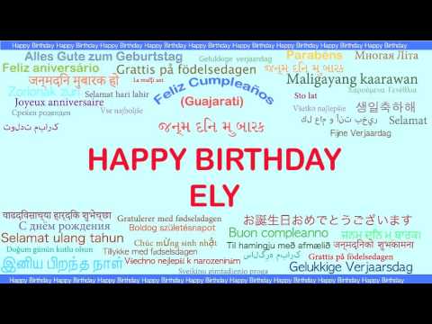 Ely   Languages Idiomas - Happy Birthday
