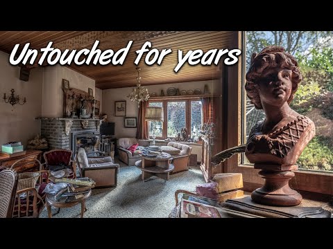 Abandoned Belgian Family House of the Artistic Couple Marcel & Lily | Untouched for years