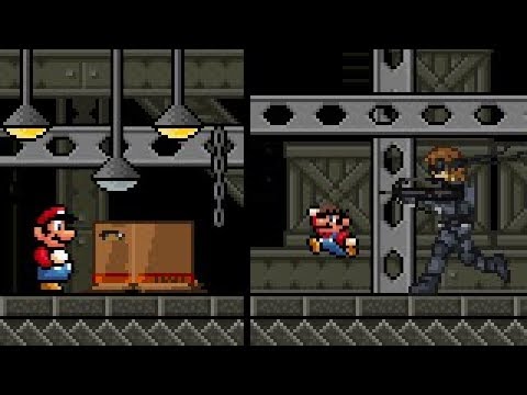 SMBX 1.4.4 - Mario vs Snake. (Mario wins!?) HD