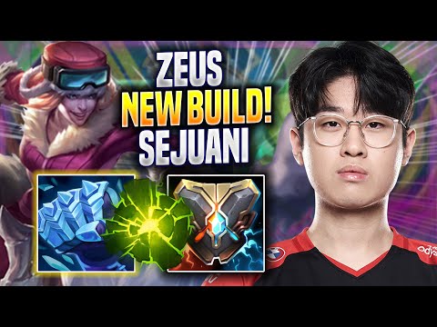 ZEUS TRIES NEW SEJUANI BUILD! - T1 Zeus Plays Sejuani TOP vs Rumble! | Season 2022