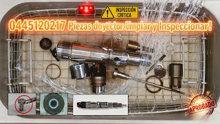 【7-5】0445120217 Piezas del inyector: ¡Limpiar e inspeccionar!